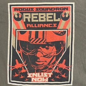 Star Wars XL Green Graphic Tshirt